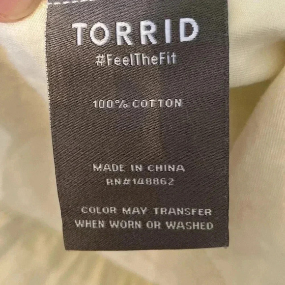 Torrid 3 100% cotton spring jacket - Picture 5 of 7